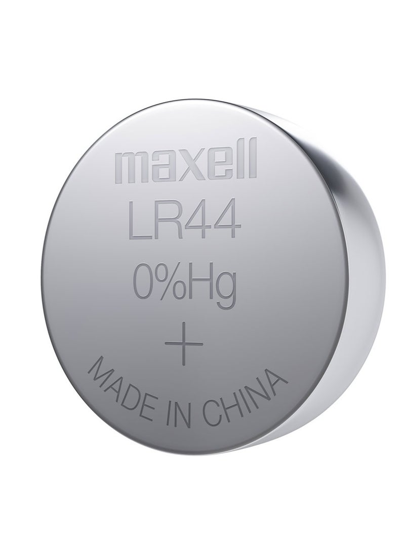 ماكسل 10-Pieces Maxell AG13 LR44 (A76) Alkaline 1.5V Batteries For Calculator  - Image 2