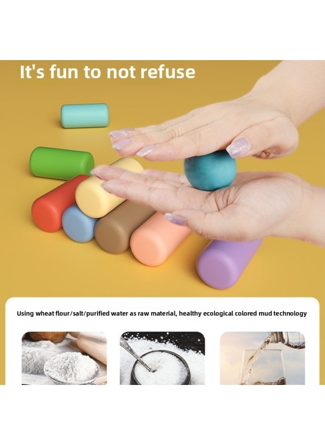 Generic - Children And Girls Educational Male 3 To 6 Birthday Gift 7 Kitchen 5 Play House Cooking Toys 9 Baby 8 12 Years Old-Color:No Price Increase For Additional Quantity [ice Cream Maker + Ice Cream Set] Comes With 18 Pieces Of Colored Clay - Image 1