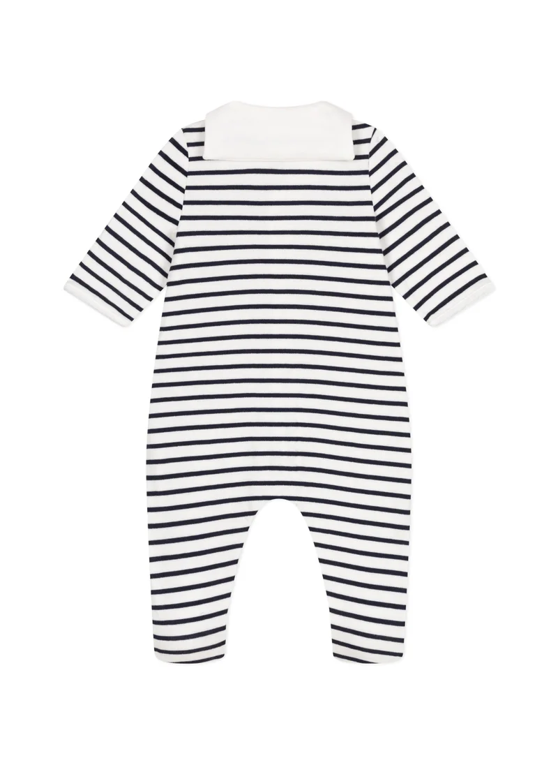 Petit Bateau Babies' tube-knit pyjamas