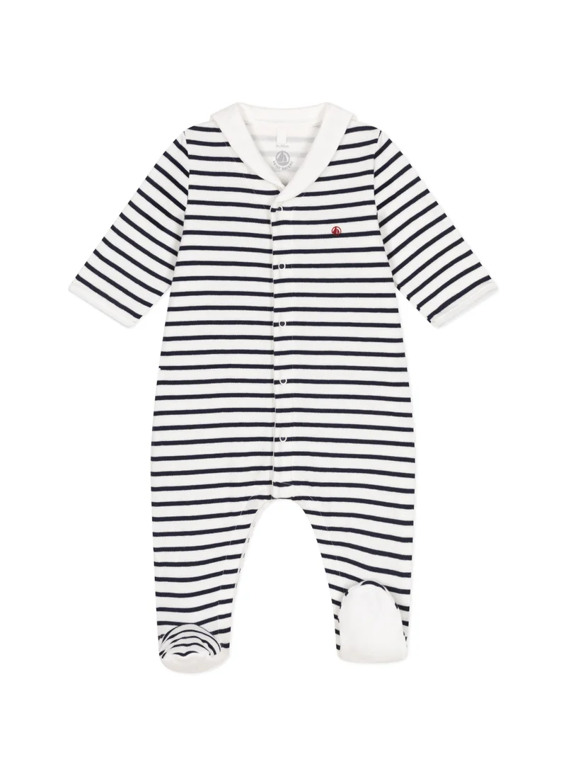 Petit Bateau Babies' tube-knit pyjamas