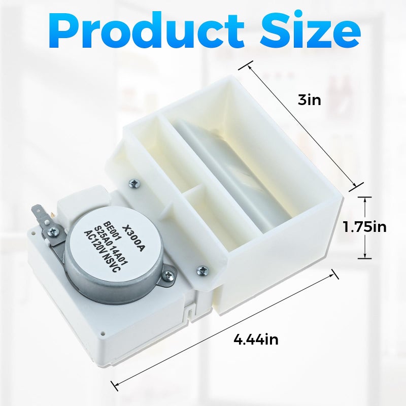 Lemfema 242303001 Refrigerator Damper Assembly Air Damper Control - Compatible with Frigidaire & Crosley White, Replaces AP5788340, PS8746718, EAP8746718, 3016452 - Fits DFH, FFE, FFH, FFS, LFS Models - Image 4