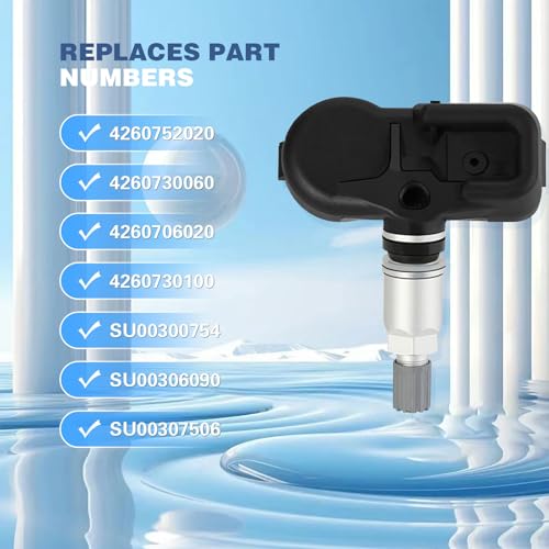 POHILA TPMS Sensor 315MHz Replacement for Lexus RX Toyota Avalon Camry Corolla Highlander Prius Yaris Tire Pressure Monitoring System Sensor Replaces# 4260706020, 4260752020, 426070D010, 4pcs - Image 3