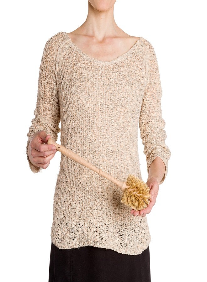 Redecker Union Fiber Toilet Brush with Untreated Beechwood Handle, Made in Germany - Image 3