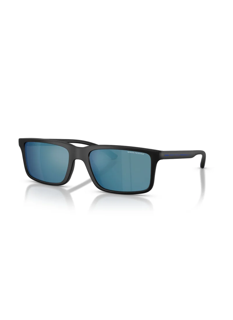 Armani Exchange 0Ax4157Su Rectangle Sunglasses