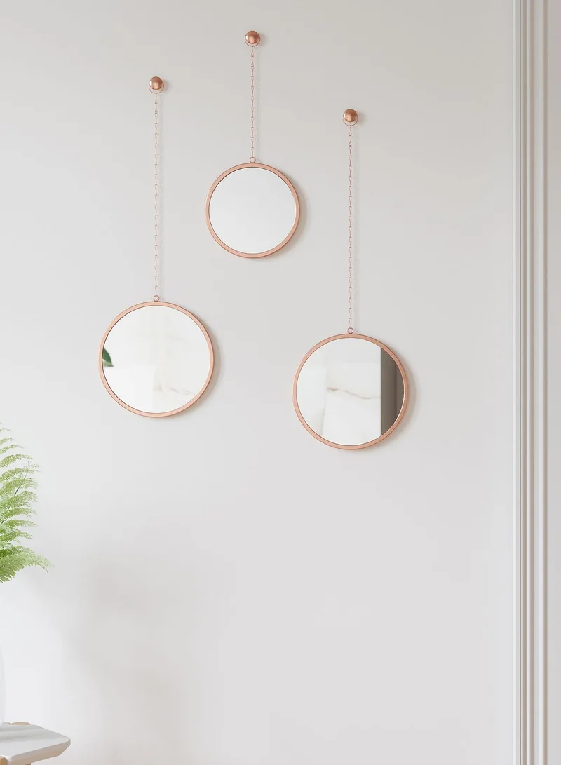 UMBRA Set of 3 Dima Round Mirrors
