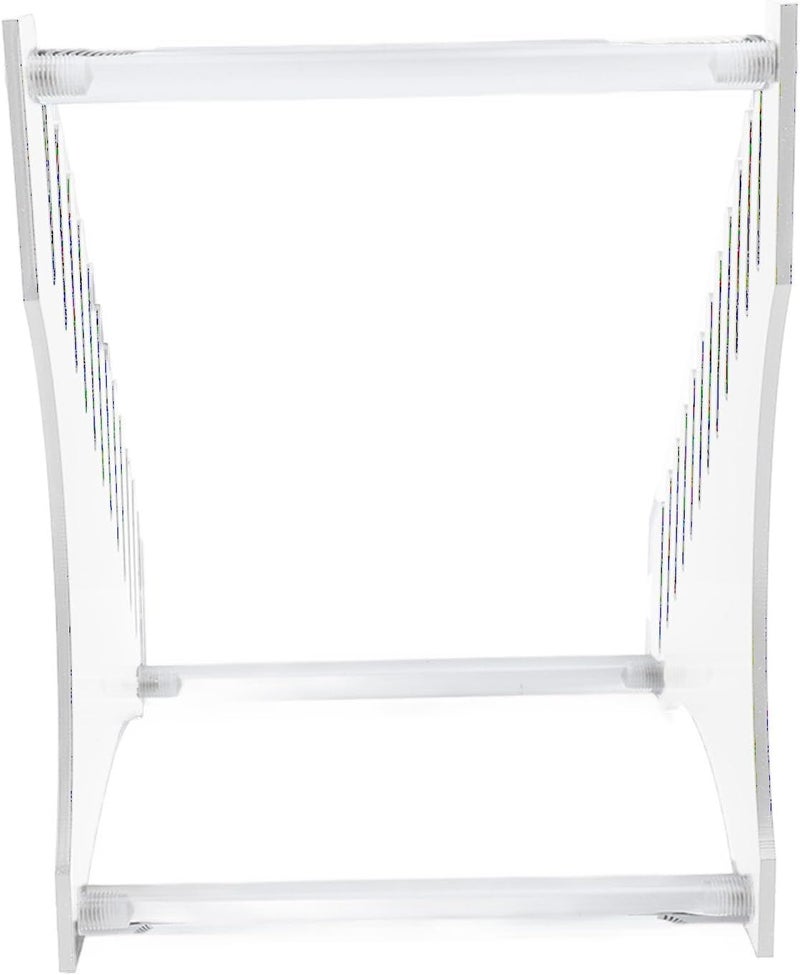 Keenso Retro Record Rack Shatterproof Record Display Easy Assembly for Music Collection Album (Transparent) - Image 5