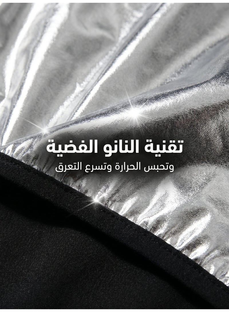 جي آر كيه سي بدلة ساونا للنساء كامله – حرق دهون أسرع، تعرق مضاعف، تنحيف وشد الجسم، Sauna Suit احترافية للرياضة - Image 5