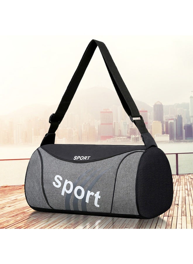 Motevia Sports Gym Bag For Men And Women 50 * 27 cm Wide Space Gym Bag Suitable For Various Sports (Gray Sport) - Image 2