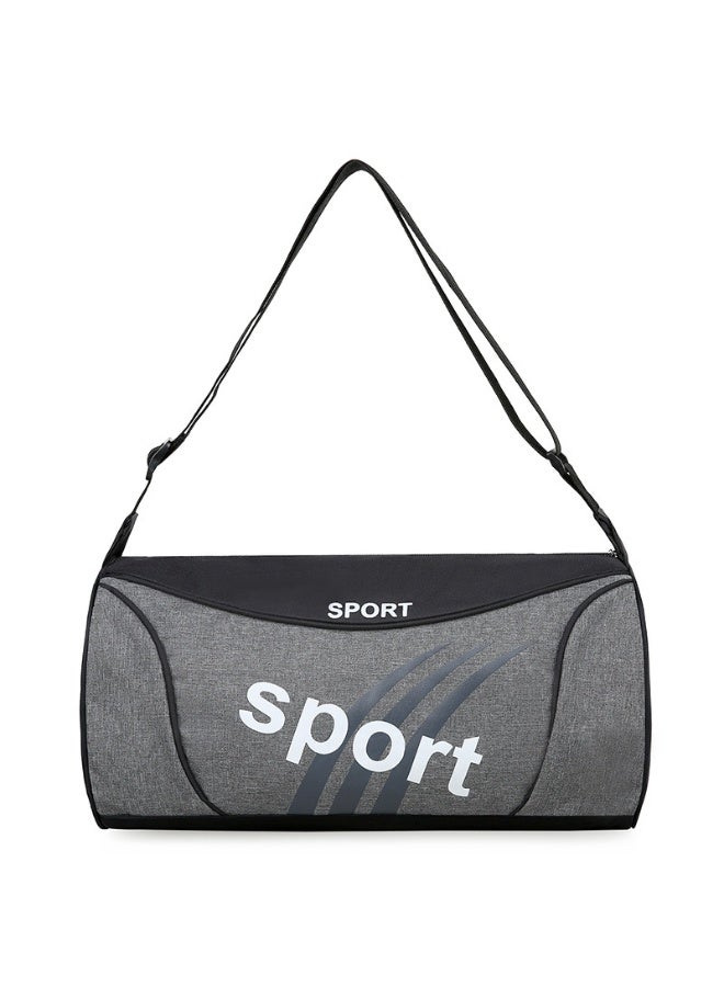 Motevia Sports Gym Bag For Men And Women 50 * 27 cm Wide Space Gym Bag Suitable For Various Sports (Gray Sport) - Image 3