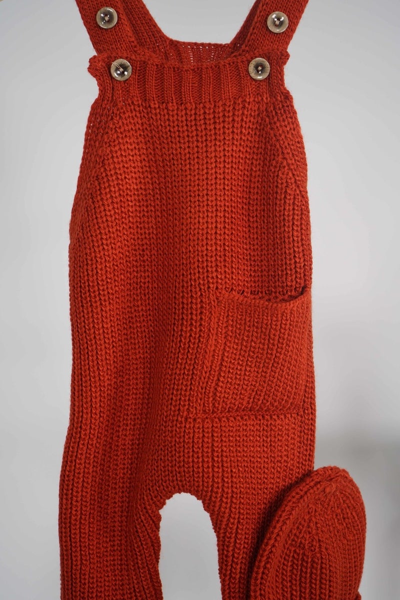Miniko Kids Baby Hat Knitwear 2-Piece Overalls - Image 5
