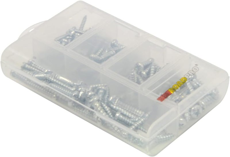 RoadPro SST90135 135Piece Sheet Metal Screw Kit with Plastic Case - Image 2