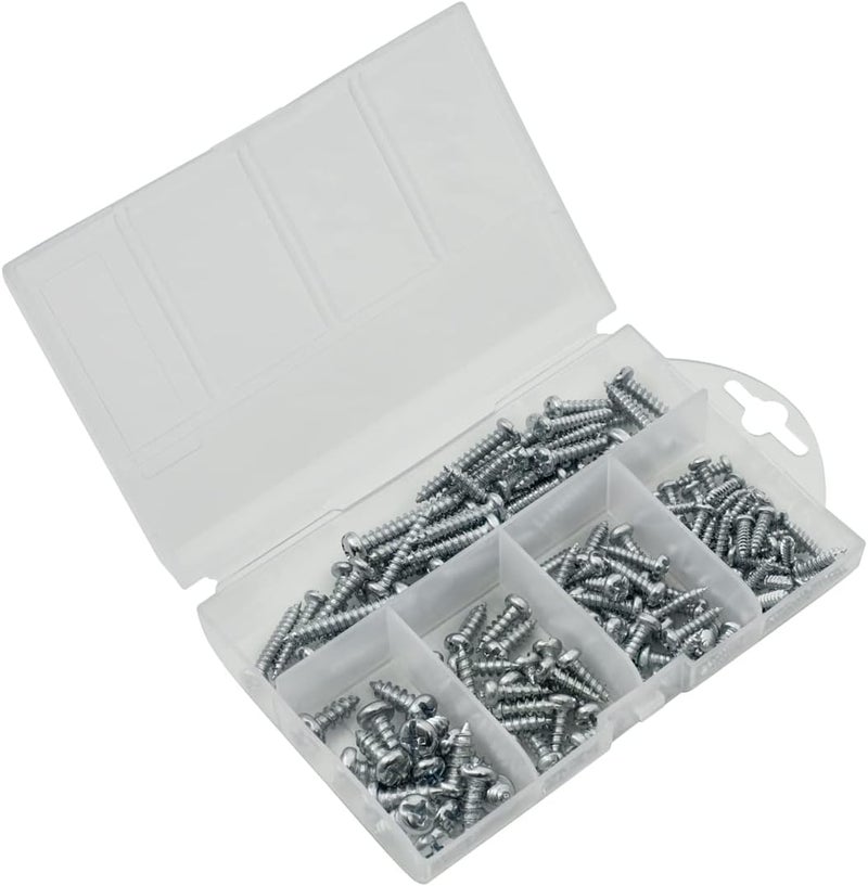RoadPro SST90135 135Piece Sheet Metal Screw Kit with Plastic Case - Image 4