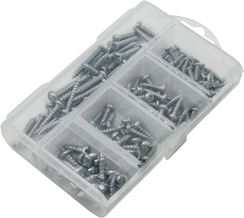 RoadPro SST90135 135Piece Sheet Metal Screw Kit with Plastic Case - Image 3