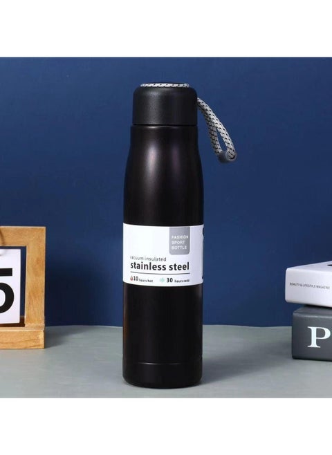 500 stainless steel water bottle sealing double layer vacuum BPA free and environmentally friendly insulated cup keeps hot or cold water. With a capacity of 500 multicolor