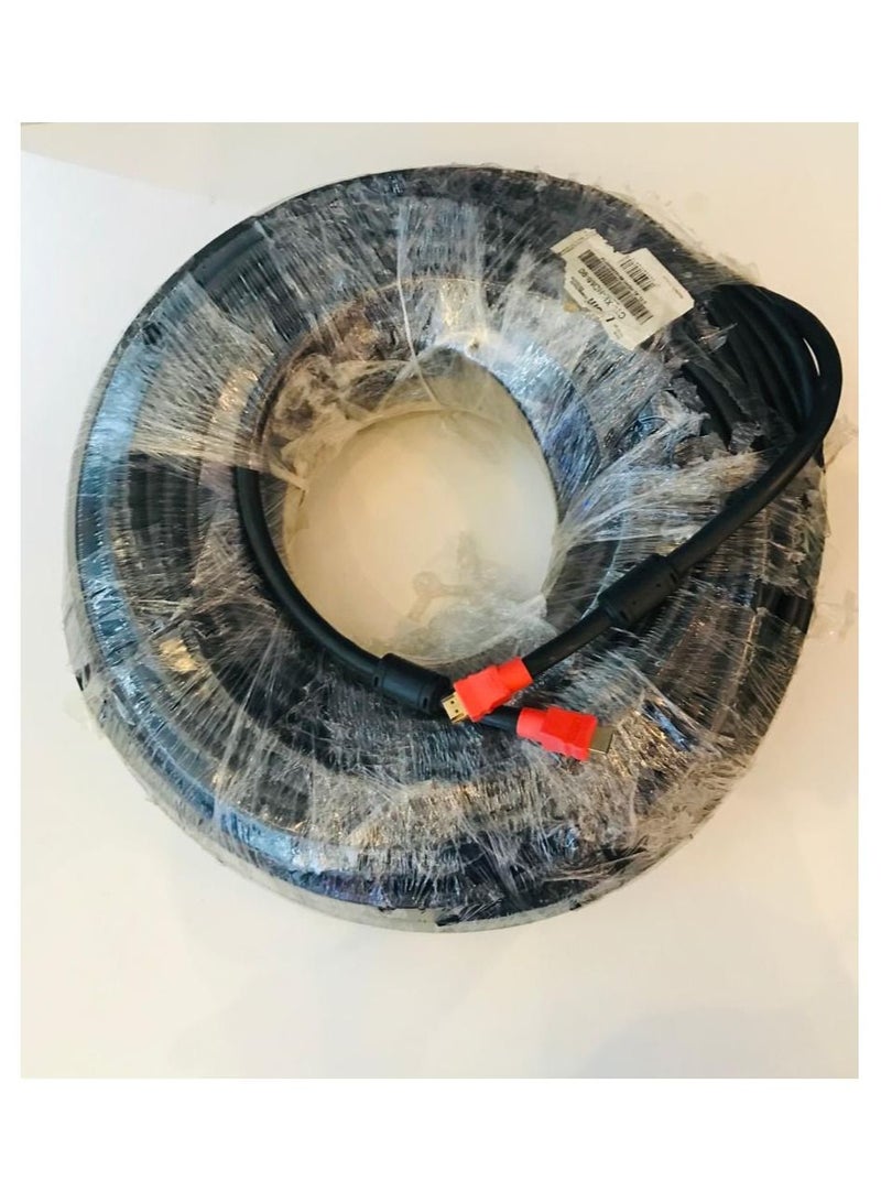 L-com كابل HDMI® ثقيل الوزن عالي السرعة مع إيثرنت، ذكر/ذكر 90م - Image 1