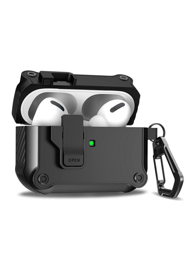 Loquat Airpods4 Protective Case For ApplePro2 Second Generation Protective Case Automatic Elastic Cover Airpod Noise Reduction Bluetooth Earphone Case-Colour:Purple 【upgraded Carbon Fiber Texture】-Model:Fo - Image 2