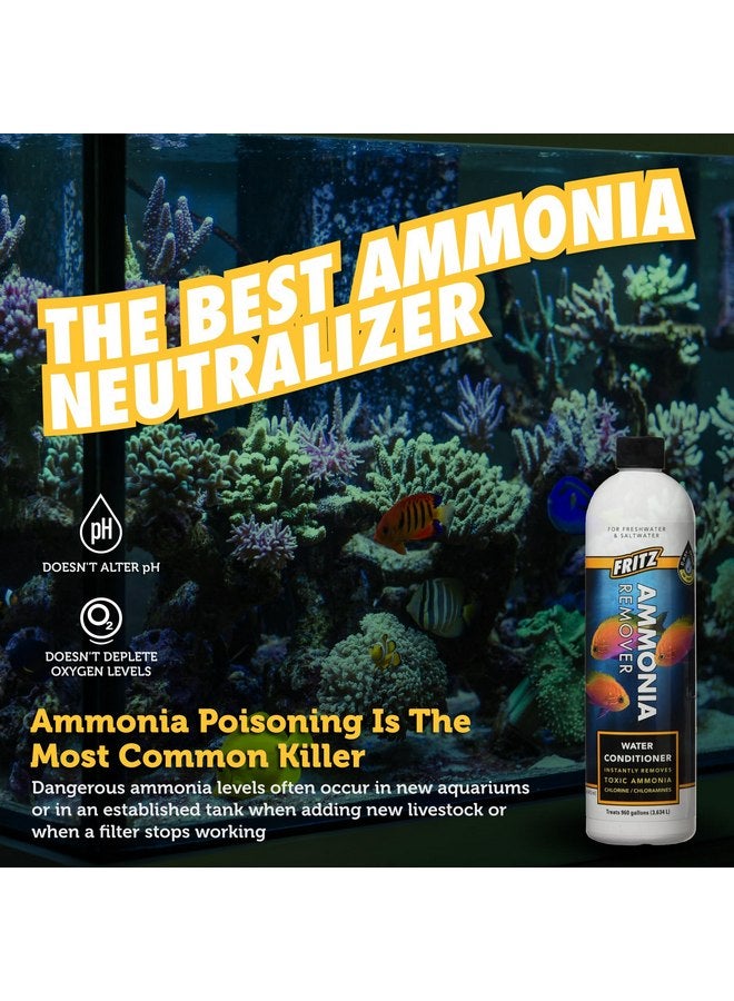 Fritz Aquatics ACCR Water Conditioner Instantly Removes Toxic Ammonia/Chlorine & Chloramines for Fresh & Salt Water Aquariums (16-Ounce) - Image 4