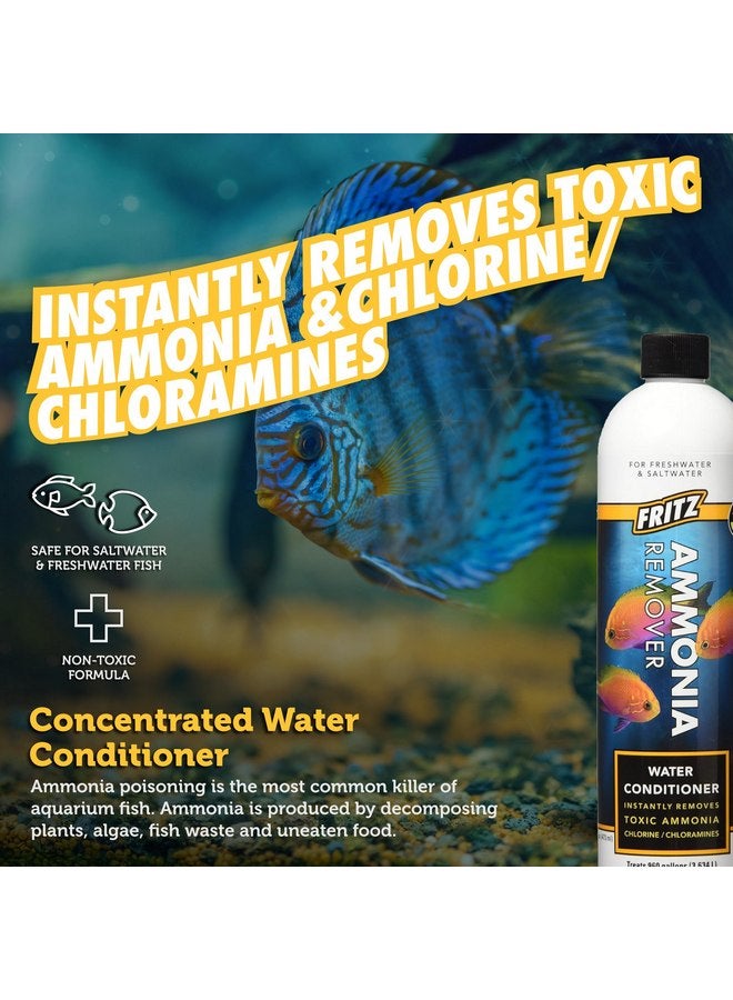 Fritz Aquatics ACCR Water Conditioner Instantly Removes Toxic Ammonia/Chlorine & Chloramines for Fresh & Salt Water Aquariums (16-Ounce) - Image 3
