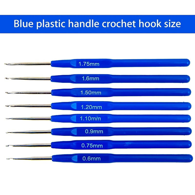VERAT 52 Piece Crochet Set/Crochet Hook/Knitting Accessories/Stitching Material/Tools for Tailoring/Needle and Thread Box/Ergonomic Crochet Hooks Set/Crochets for Arthritic Hands/Craft/Nice Gift for Women - Image 4