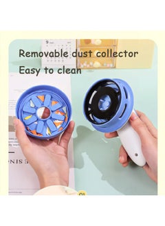 Generic Mini Handheld Vacuum Cleaner for Removing Pencil Shavings, Paper Bits & Eraser Debris, 2-Speed Suction, 1200mAh Rechargeable Battery（Green）  - Image 5