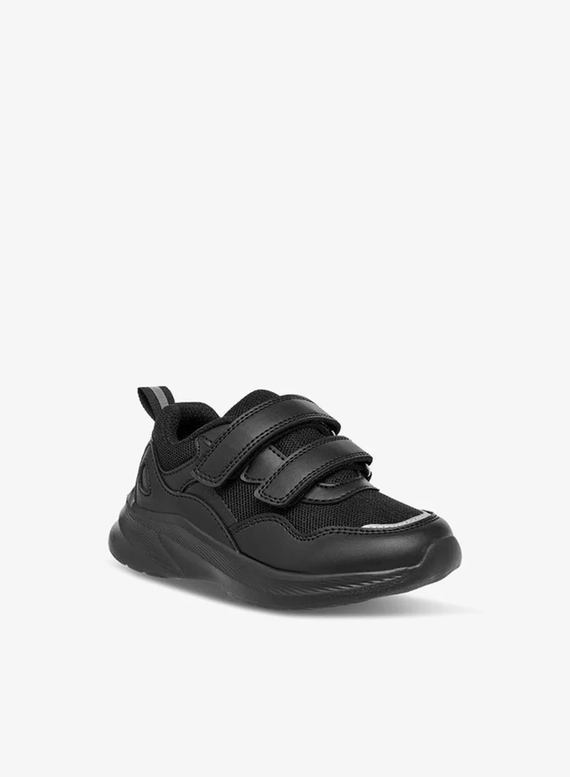 LBL by Shoexpress Boys Panelled School Shoes with Hook and Loop Closure