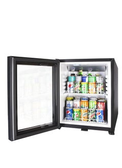 Cool Baby COOLBABY UK Compact Fridge Mini Fridge Glass Door Fridge - 100% Silent - 40 Liters - Black  - Image 2