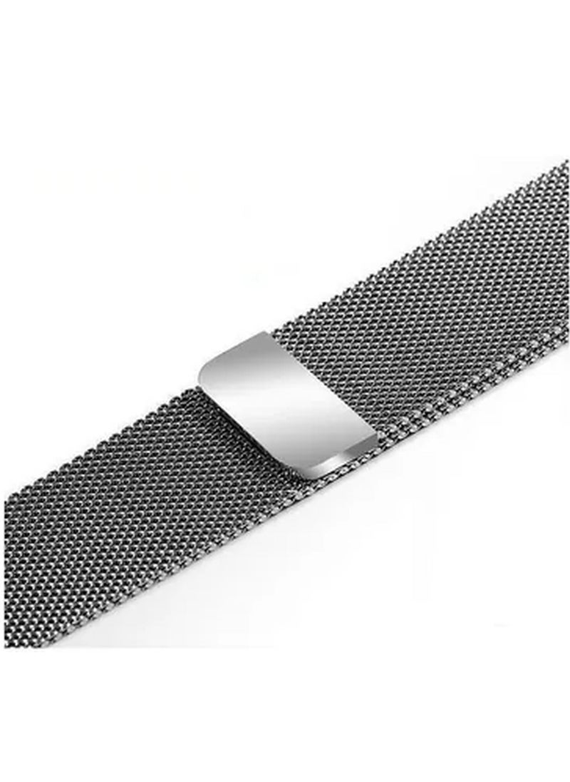 Rabos - Milanese Loop Strap Wrist Band For Smart Watch Huawei GT2 / GT - Sonic 22mm Silver - Image 1