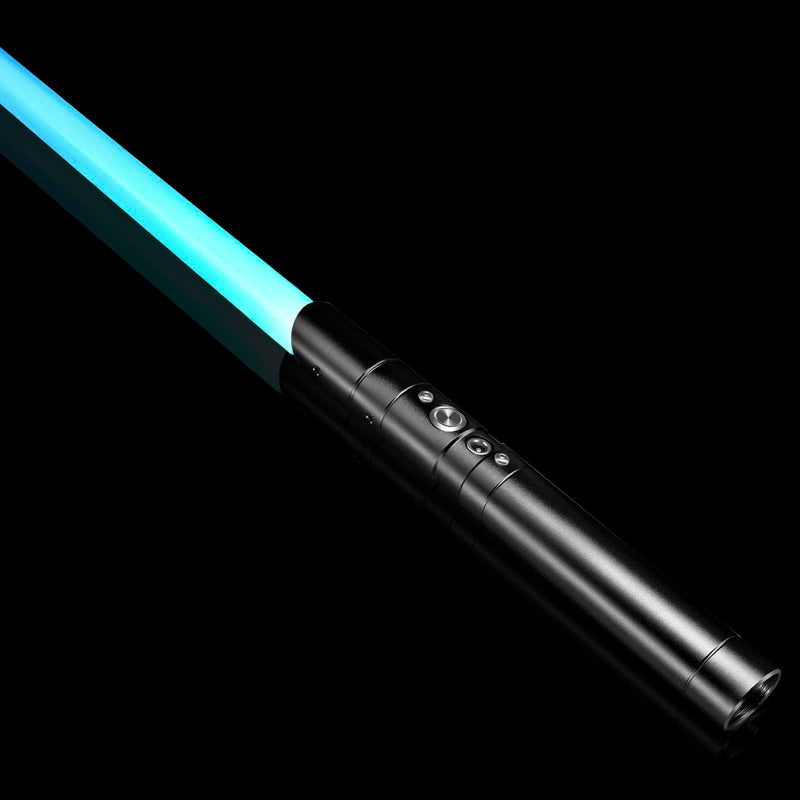 auomii سيف ضوء أوومي RGB 7 ألوان مقبض معدني لعبة للأطفال سيف ضوء قابل لإعادة الشحن عبر USB مع تأثيرات صوتية للأطفال والبالغين عيد الميلاد الهالوين تنكر - Image 2