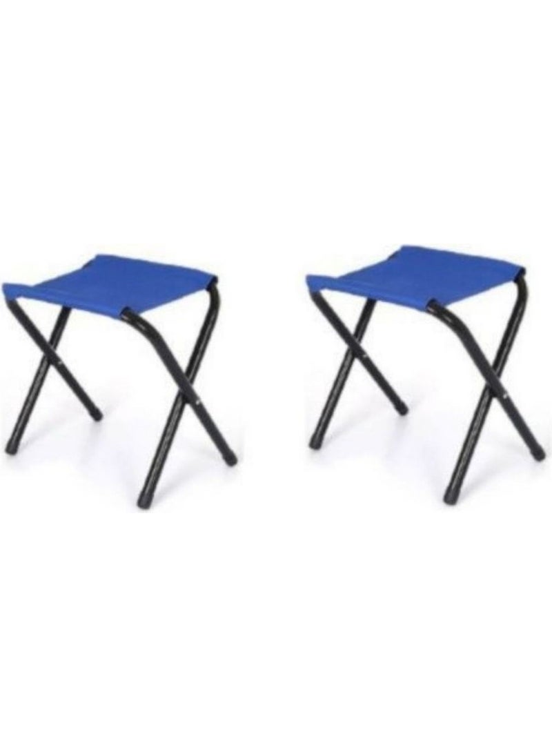 met35 Foldable Camping Stool (Fishing Stool) 2-Piece  - Image 1