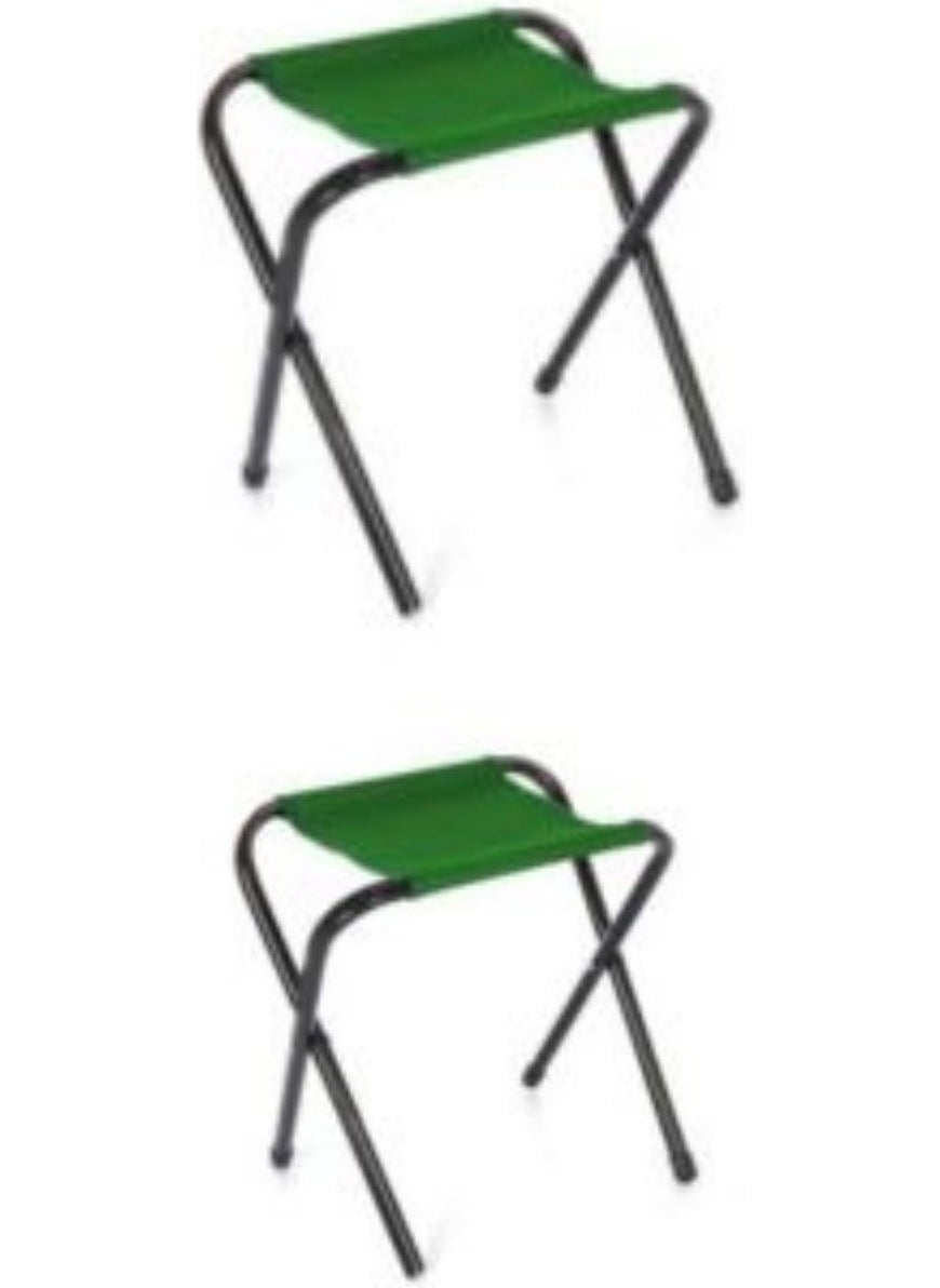 met35 Foldable Camping Stool (Fishing Stool) 2-Piece  - Image 2