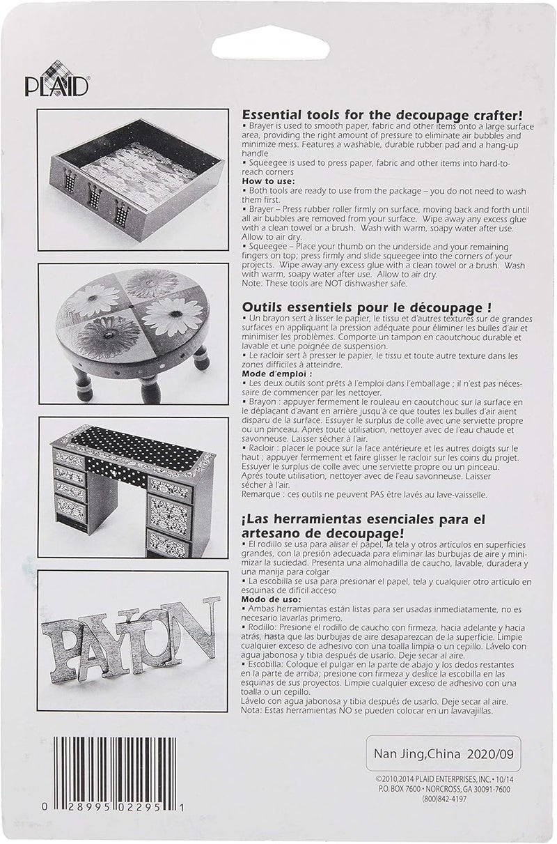 Mod Podge Professional Decoupage Tool Set - Essential Crafting Tools for Smooth Finishes - Image 3