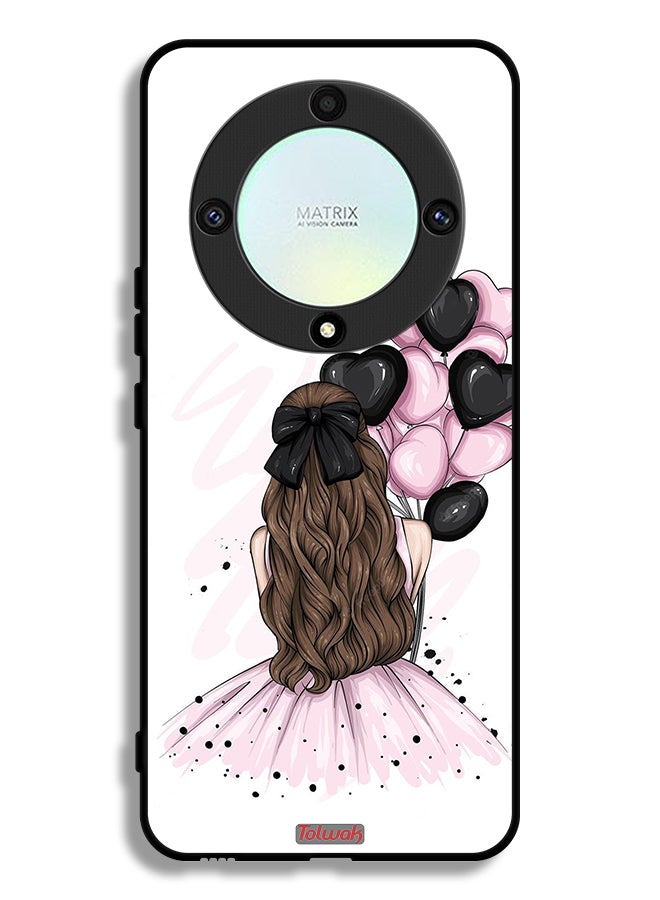 Tolwak Honor X9a Protective Case Cover Holding Balloons Girl Art - Image 1