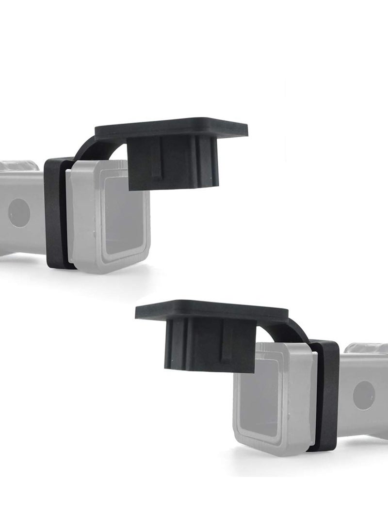 2 Inch Trailer Hitch Cover Tube Cover Plug Cap Rubber for 2 Inch Receiver Class 3 4 5 for Dodge Ram/Porsche, for Toyota/Ford, for Jeep/Chevrolet/Nissan, for ATV/UTV/Polaris (2 Pack) - Image 1