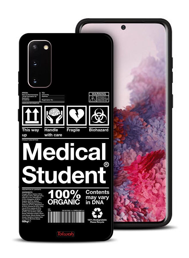 Tolwak Samsung Galaxy S20 Protective Case Cover Medical Student Sticker - Image 1