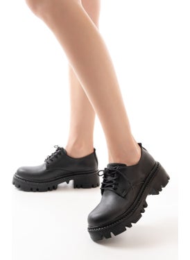 868-754 Black Lace-Up Daily High-Sole Loafer Shoes - pzsku/Z6D1C350A2549FD097334Z/45/_/1730571550/679c0b13-2cff-46ce-a174-2028f57db583