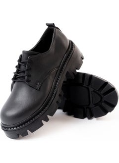 868-754 Black Lace-Up Daily High-Sole Loafer Shoes - pzsku/Z6D1C350A2549FD097334Z/45/_/1730571558/f2dcb8e2-573a-4ab4-846a-0f31ca77d0b2