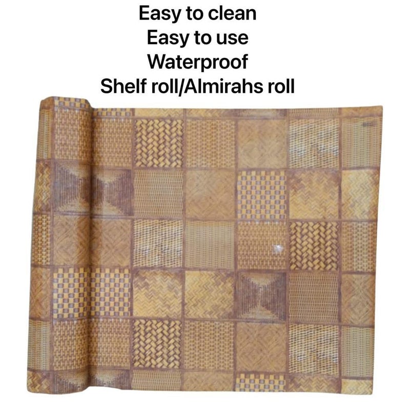 CASANEST PVC Drawer MatKitchen Slab roll5 mtr Length27 inch WidthWashable Shelf Liner RollShoe Rack Roll19roll003 - Image 2
