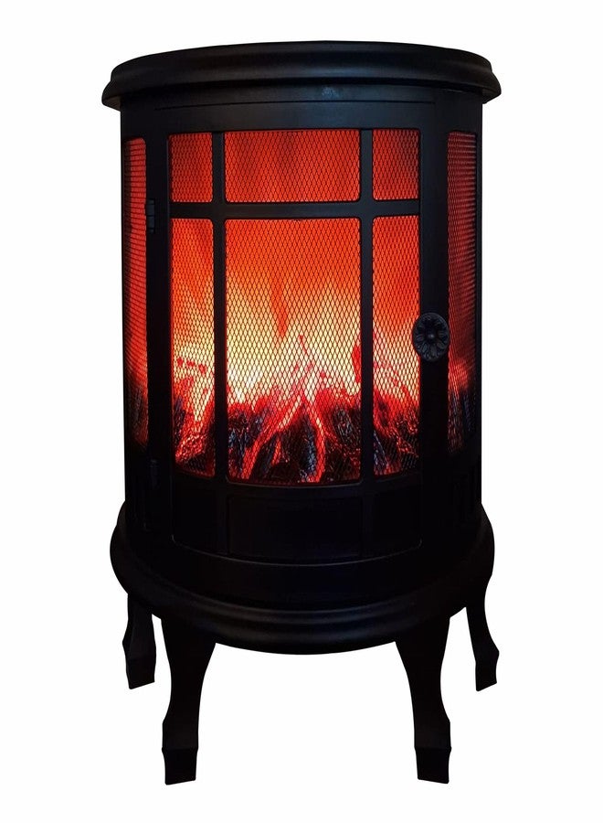 7 Star Decor LED Fireplace Lamp – Realistic Flame Effect Light with Vintage Mantel Design, Cozy Ambient Firelight for Home, Bedroom & Office Decor - Image 1