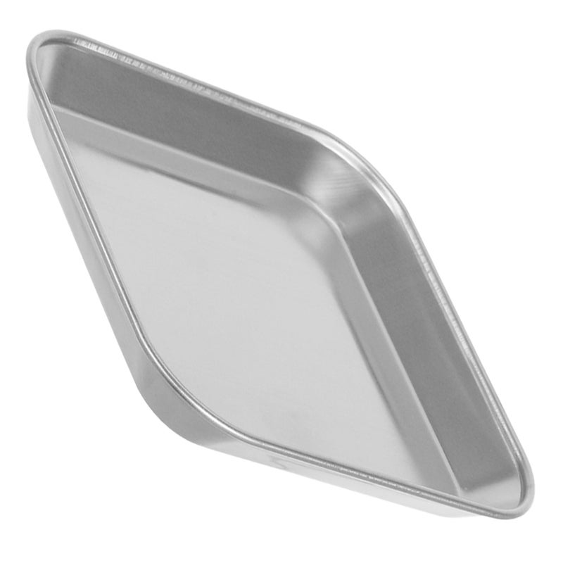Stainless Steel Dinner Plate Small Serving Tray for Appetizers Cookies Steak Dessert Salad for Various Dining Occasions - Image 1