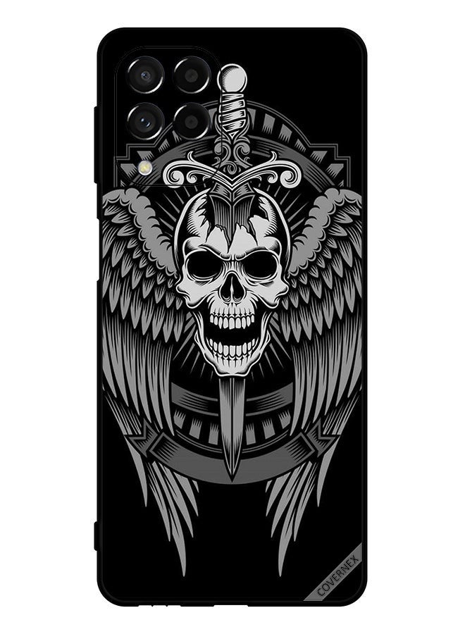 Covernex Protective Case Cover For Samsung Galaxy M53 Sketch Having Eagle Wings - Image 1