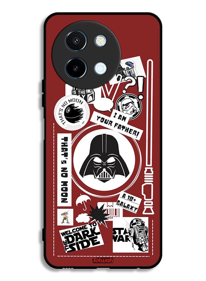 Tolwak Vivo Y38 5G Protective Case Cover Welcome To The Dark Side Sticker - Image 1