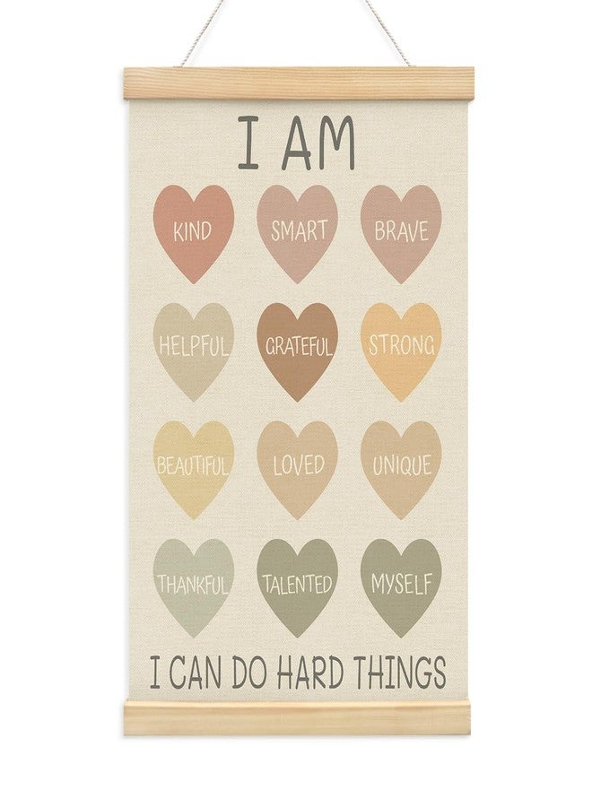 BIWSHA Nursery Kids Wall Decor, Preschool Classroom Decor, Kindergarten Classroom Must Haves, Little Baby Girl Toddler Room Decorations, Pink Girls Room Bedroom Bathroom Wall Art Poster Hanger Frame - Image 1