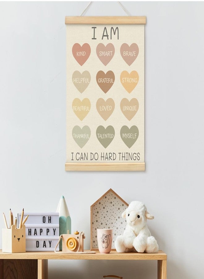 BIWSHA Nursery Kids Wall Decor, Preschool Classroom Decor, Kindergarten Classroom Must Haves, Little Baby Girl Toddler Room Decorations, Pink Girls Room Bedroom Bathroom Wall Art Poster Hanger Frame - Image 2