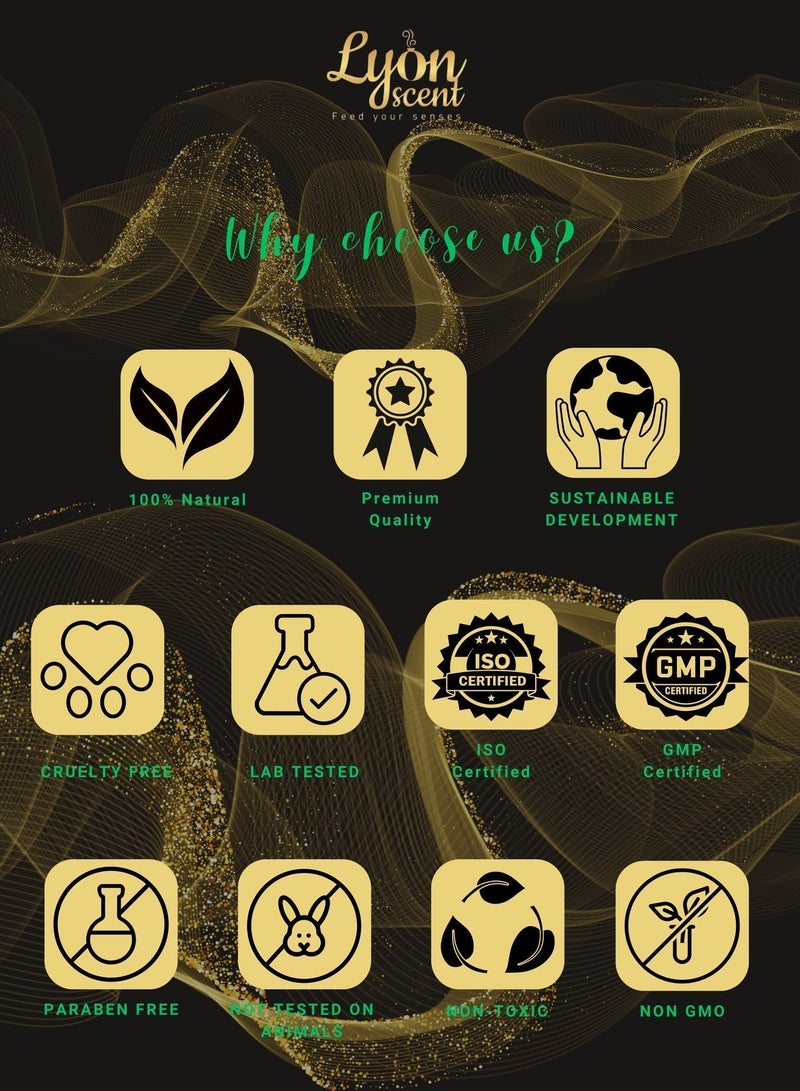 Lyon Scent Aroma Oil, 100% Pure Oil, Sweet Tob. Perfume for Air Freshener, Diffuser Aroma, Fragrance Oil, Air Freshener Oil refill, Essential Scented Oil, Luxurious Scent - Image 3