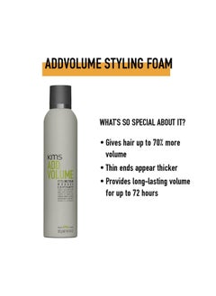 kms Addvolume Styling Foam For 72 Hour Volume, 10.1 Oz  - Image 2