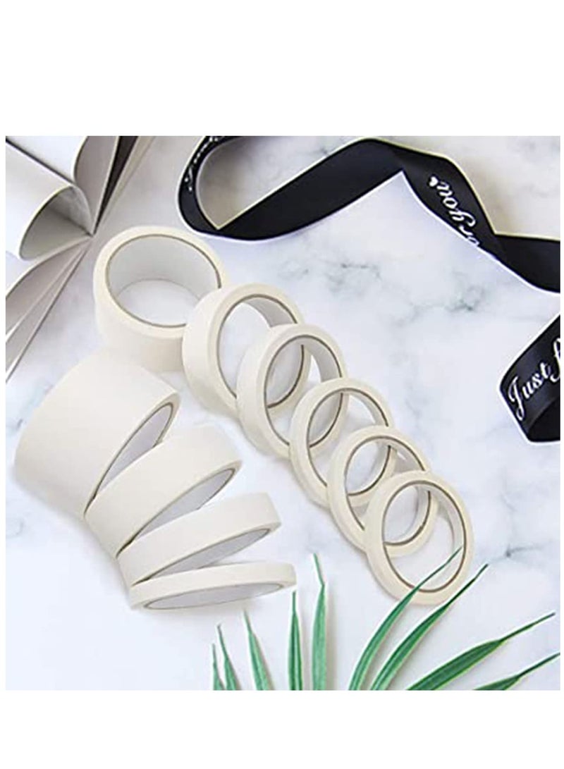 Zikra Masking Tape for Painting, 10 Pack Artist Decorators Masking Tape for Decorating Models Walls Spray DIY Painter's Tape - Image 4