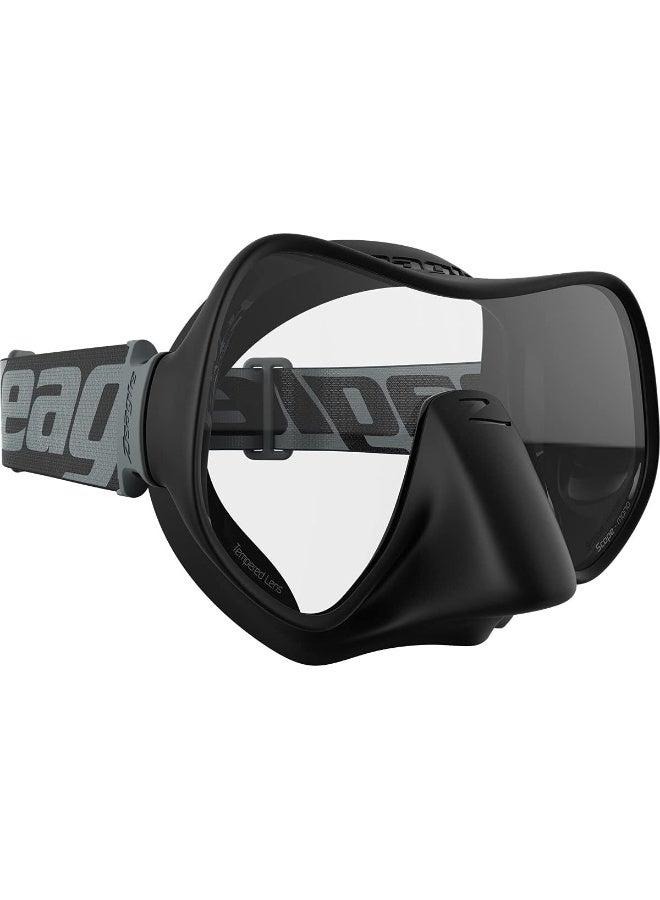 Zeagle Zeagle Scope Mono Dive Mask | wide field of vision gives the precision to focus on every underwater moment in full panoramic view | ow-volume, large nose pocket silicone provides comfort - Image 2