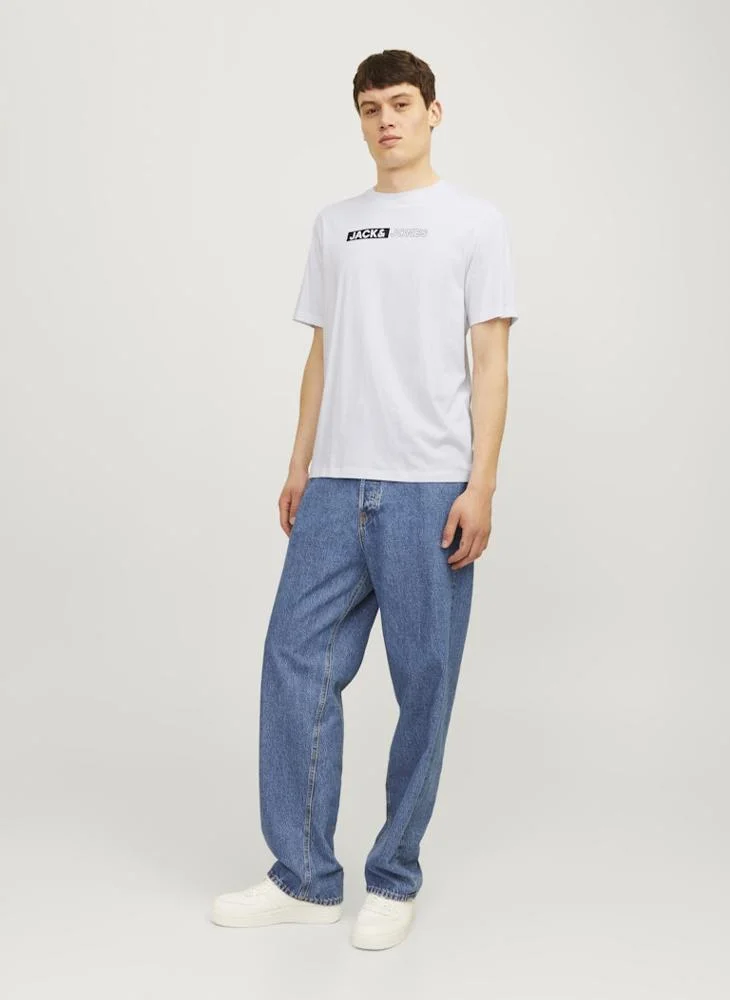 JACK & JONES Graphic Print Crew Neck T-Shirt