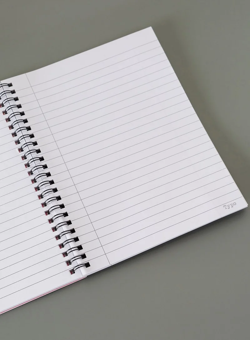 Typo A5 Floral Spinout Notebook