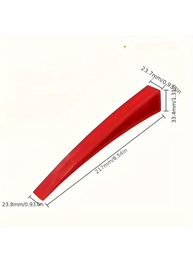 2pcs Red Car Body Repair Kit Pry Bar Door Window Wedge Dent Removal Tool - Image 2